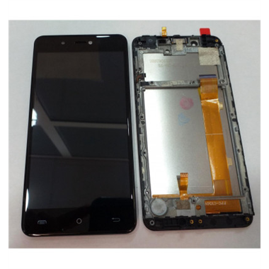 Cubot R9 pantalla lcd + tactil negro + marco negro