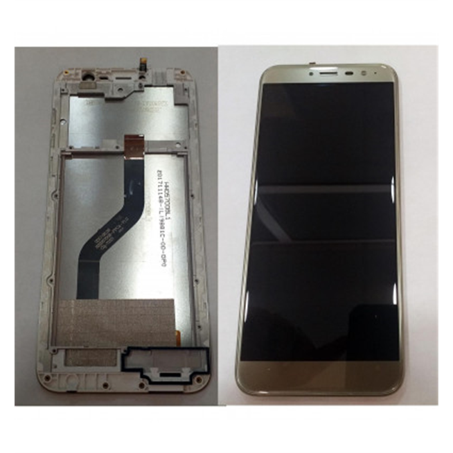 Cubot X18 pantalla lcd + tactl dorado + marco dorado
