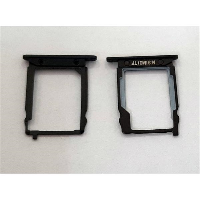 Set 2 soporte o bandeja sim y sd negro para Cubot X9 calidad premium
