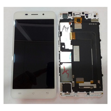 Cubot X9 pantalla lcd + tactil blanco + marco blanco