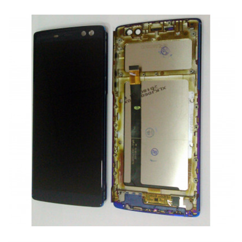 Pantalla lcd para Doogee BL12000 mas tactil negro mas marco azul calidad premium