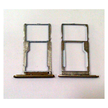 Soporte o bandeja sim dorado para Doogee BL7000 calidad premium