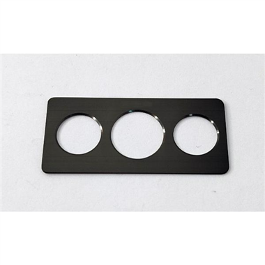 Cristal de camara con marco negro para Doogee Blade 10 calidad premium