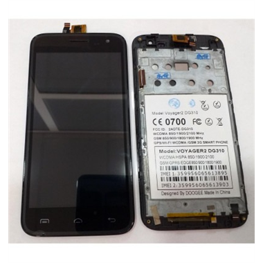 Doogee DG310 pantalla lcd + tactil negro + marco negro