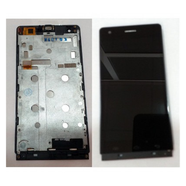 Doogee DG350 pantalla lcd + tactil negro + marco negro
