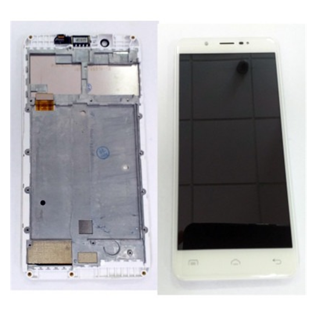 Doogee F7 pantalla lcd + tactil blanco + marco blanco premium