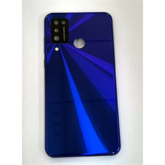 Carcasa central o marco purpura para Doogee N20 Pro mas tapa bateria o tapa trasera purpura
