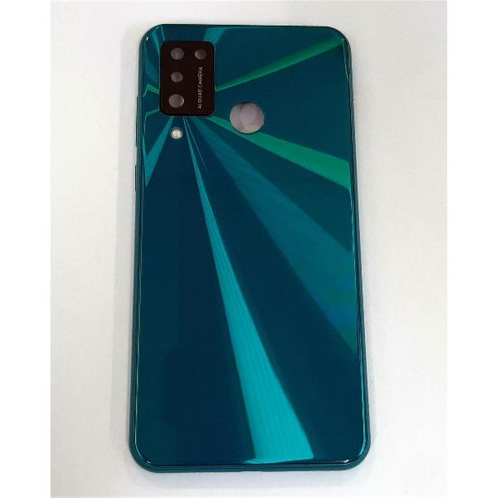 Carcasa central o marco verde para Doogee N20 Pro mas tapa bateria o tapa trasera verde mas cubierta camara