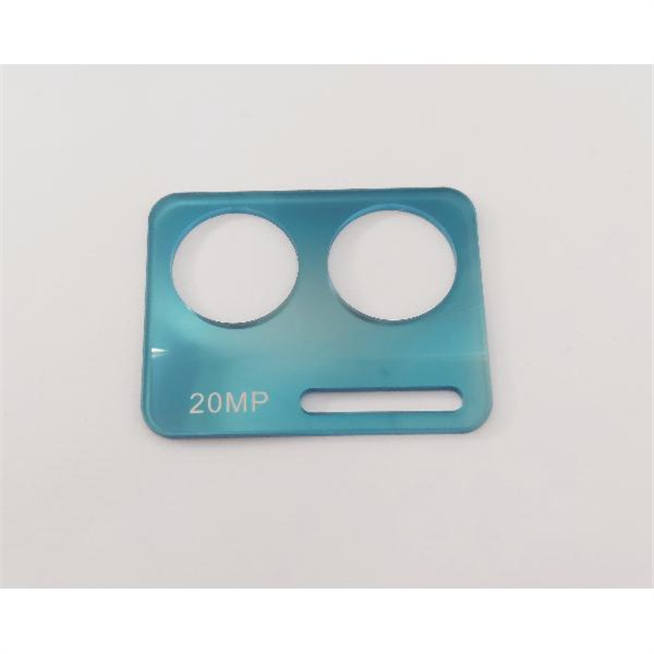 Marco de camara azul para Doogee N50s calidad premium