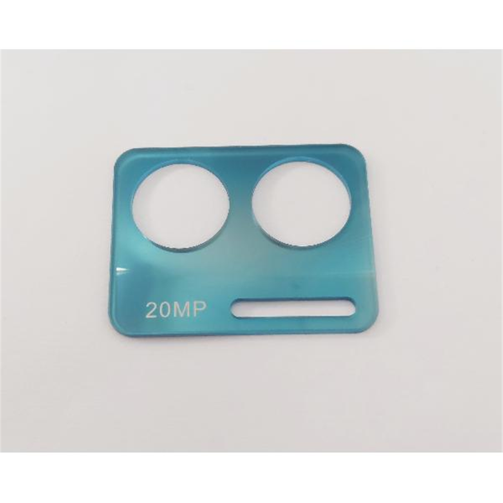Marco de camara azul para Doogee N50s calidad premium