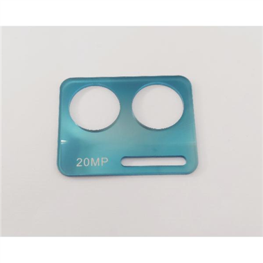 Marco de camara azul para Doogee N50s calidad premium
