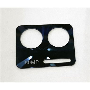 Embellecedor camara trasera azul oscuro para Doogee N50 calidad premium