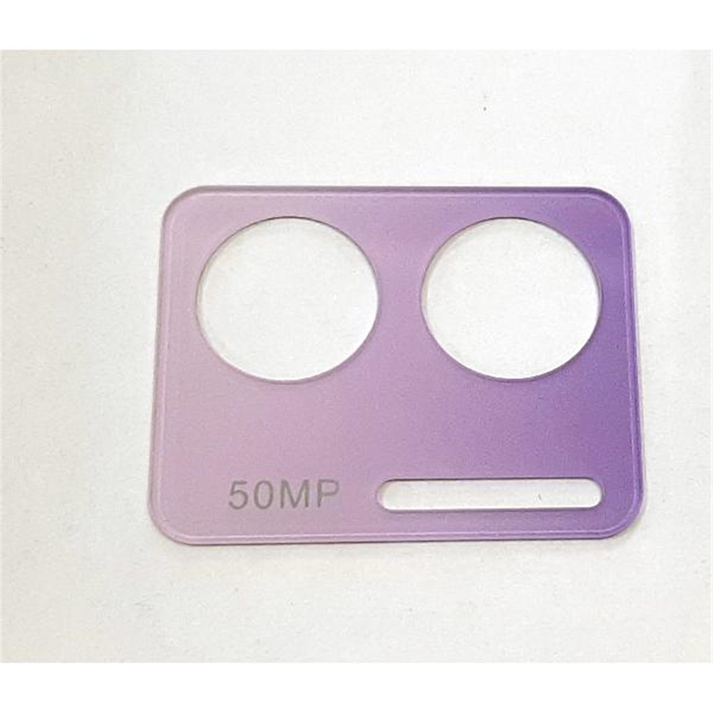 Embellecedor camara trasera purpura para Doogee N50 calidad premium