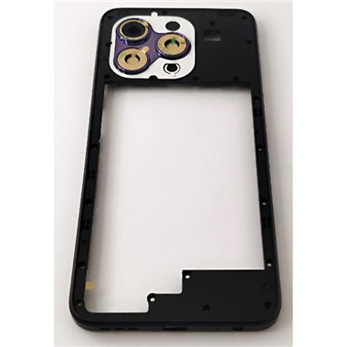 Carcasa o marco central azul oscuro para Doogee N55 calidad premium