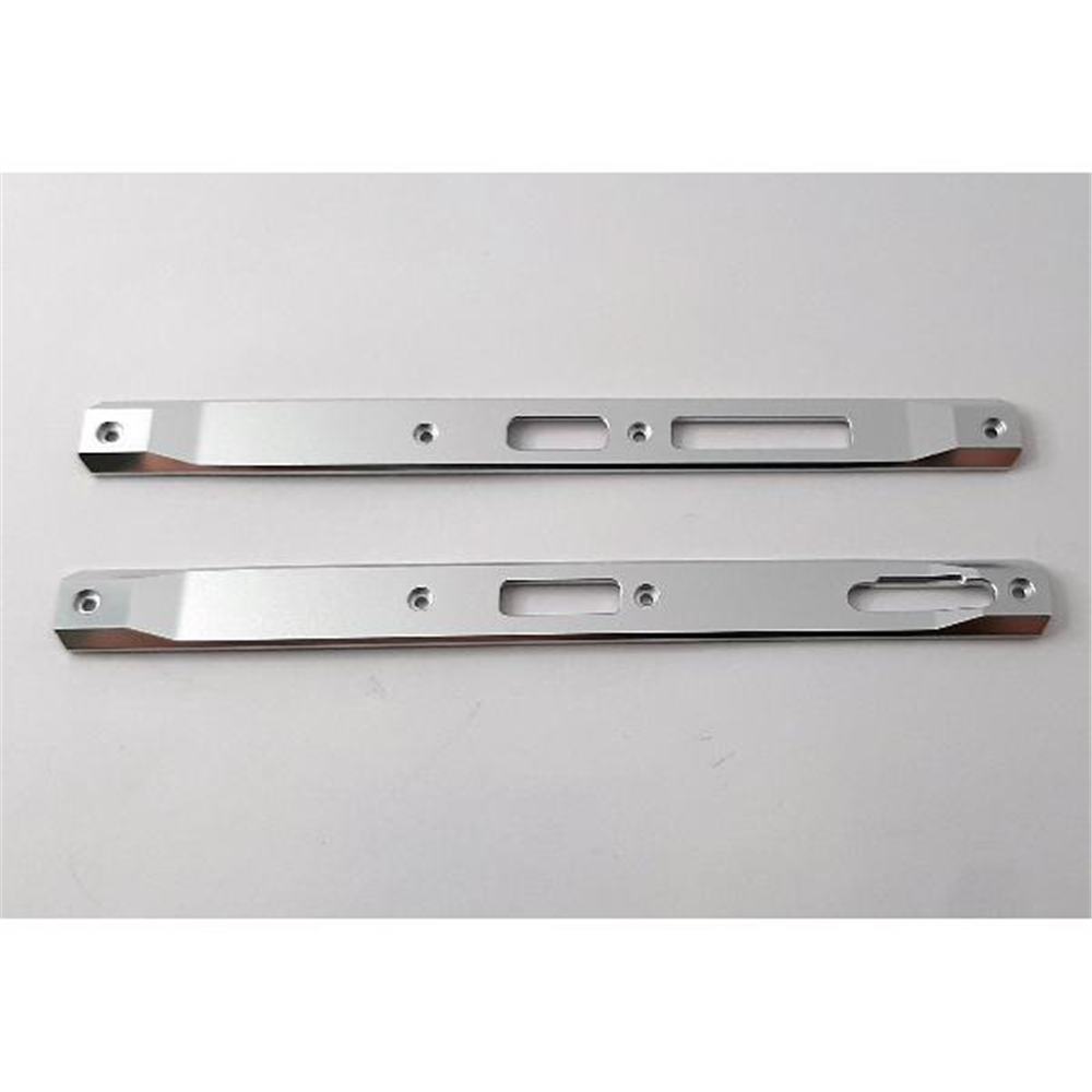 Set 2 embellecedor lateral plata para Doogee S110 calidad premium