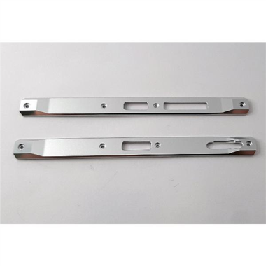 Set 2 embellecedor lateral plata para Doogee S110 calidad premium