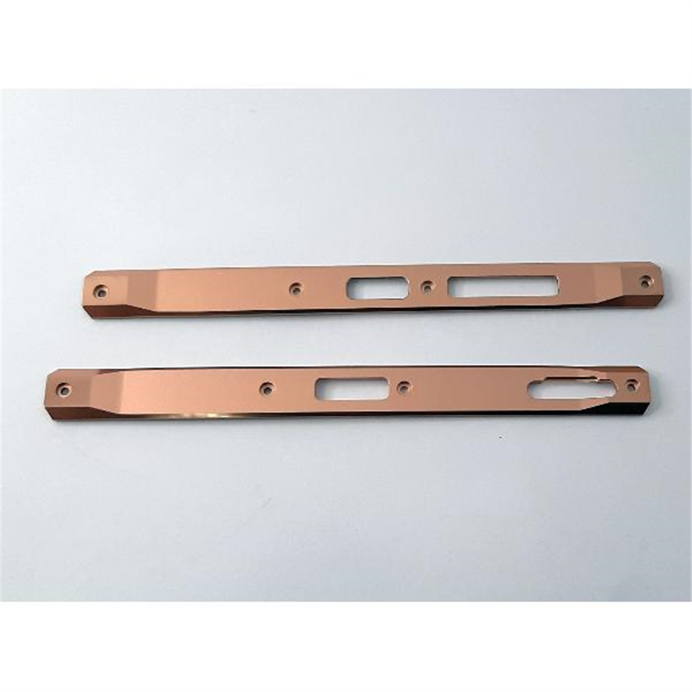 Set 2 embellecedor lateral dorado para Doogee S110 calidad premium