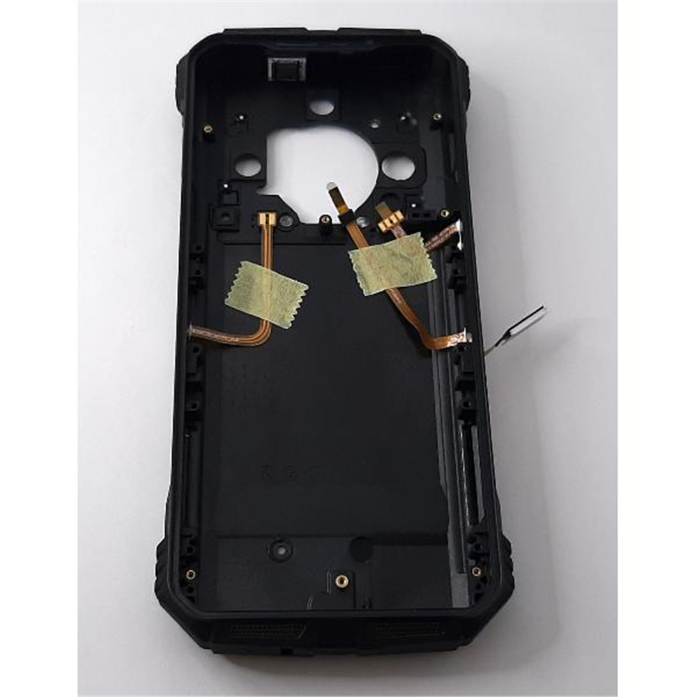 Carcasa trasera o tapa trasera negra plata para Doogee S110