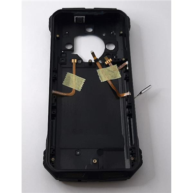 Carcasa trasera o tapa trasera negra plata para Doogee S110