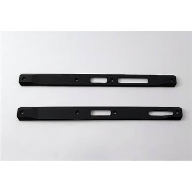Set 2 embellecedor lateral negro para Doogee S110 calidad premium