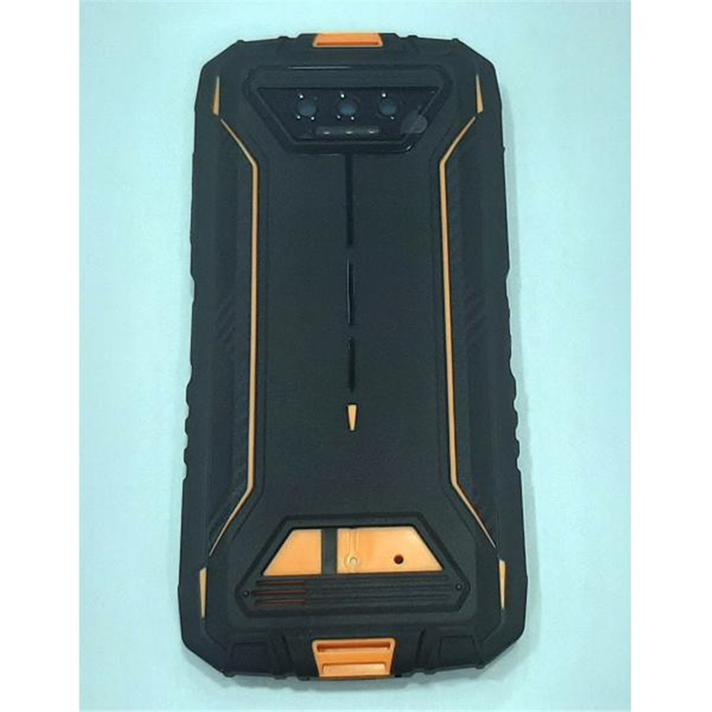 Carcasa trasera o tapa trasera negra naranja para Doogee S41 S41 Pro