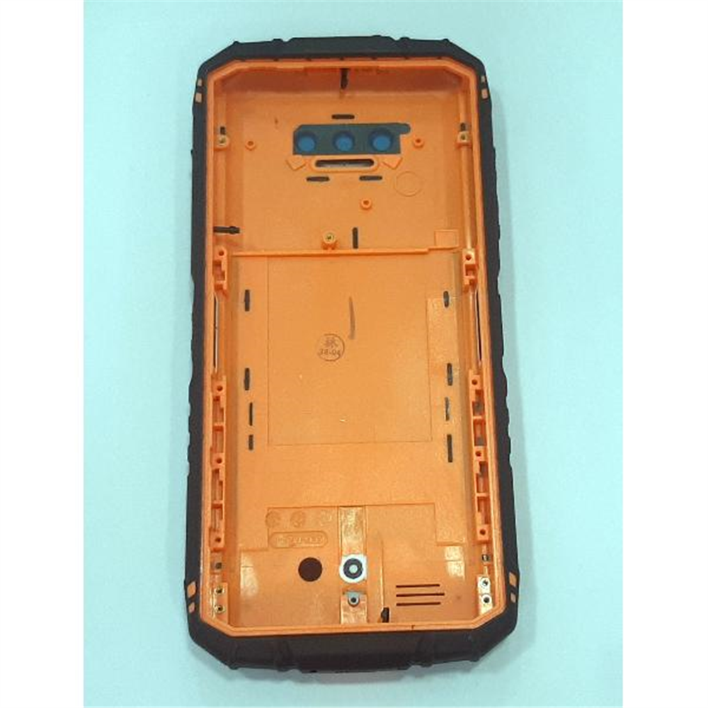 Carcasa trasera o tapa trasera negra naranja para Doogee S41 S41 Pro
