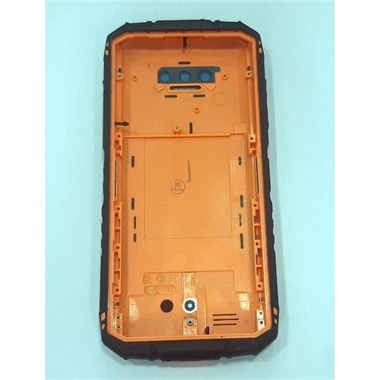 Carcasa trasera o tapa trasera negra naranja para Doogee S41 S41 Pro