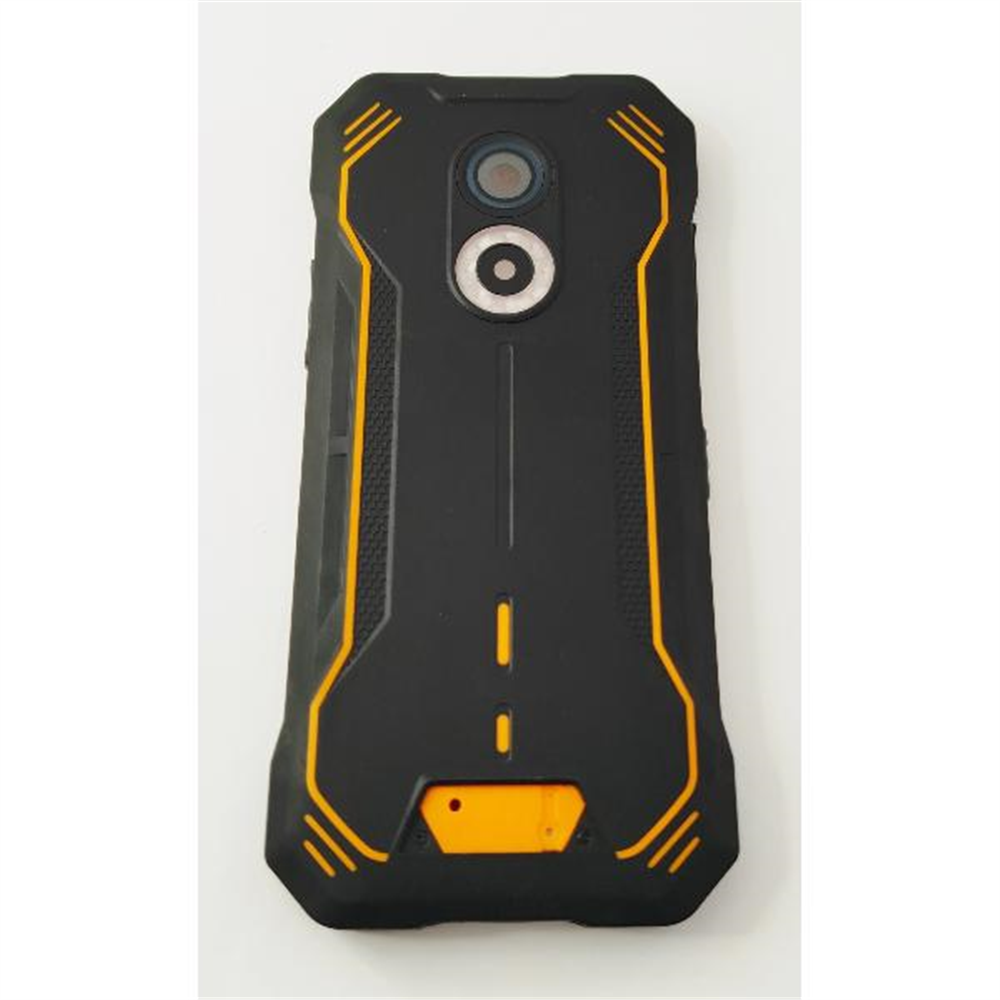 Carcasa trasera o tapa trasera negra naranja para Doogee S51