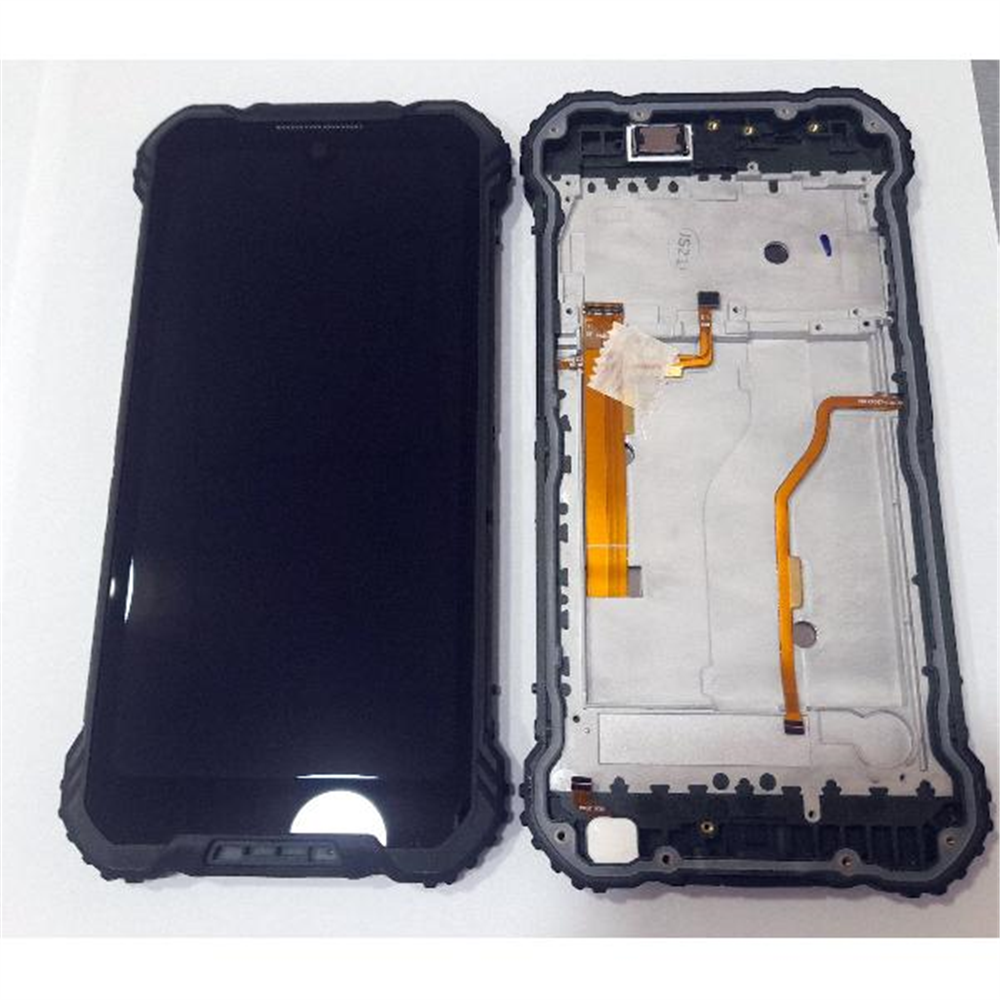 Pantalla lcd para Doogee S58 Pro mas tactil negro mas marco verde service pack premium