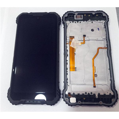 Pantalla lcd para Doogee S58 Pro mas tactil negro mas marco verde service pack premium