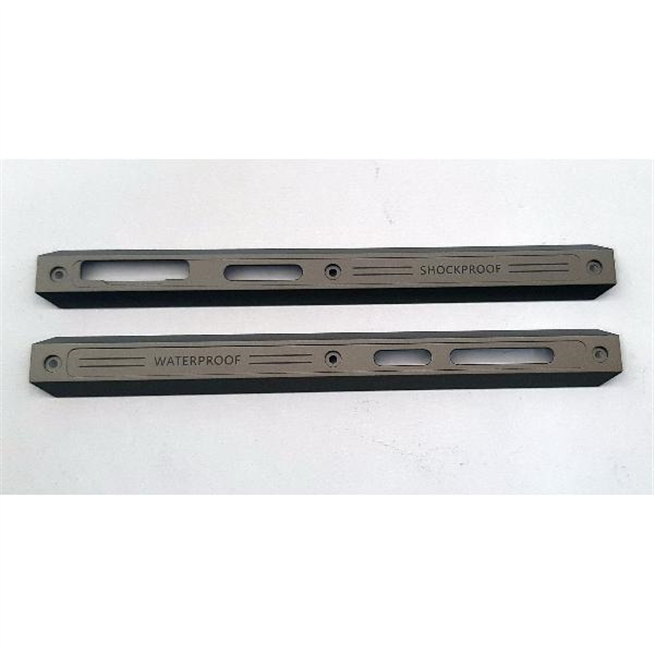 Set 2 embellecedores laterales gris para Doogee S58 Pro calidad premium