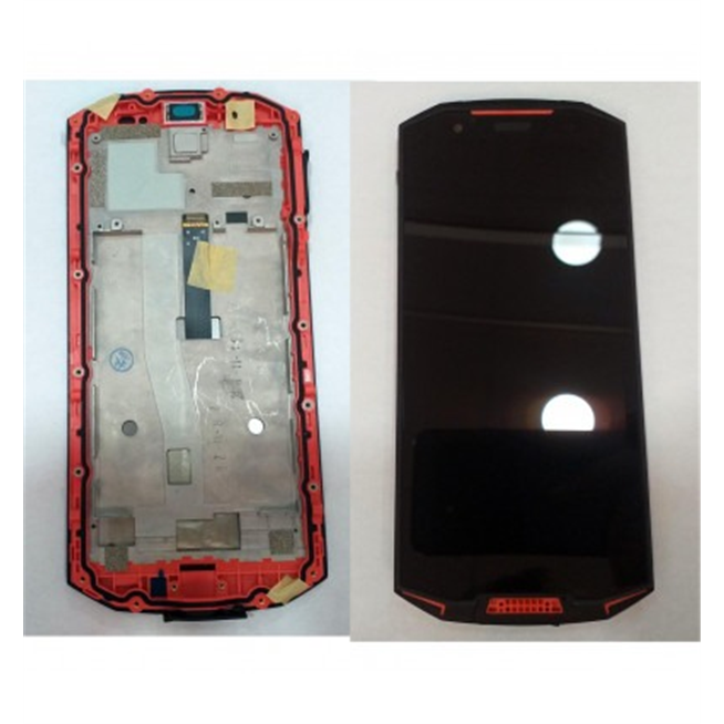 Doogee S70 pantalla lcd + tactil negro + marco rojo