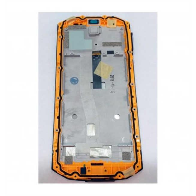 Doogee S70 pantalla lcd + tactil negro + marco naranja