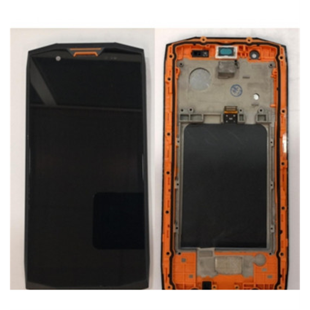 Pantalla LCD para Doogee S80 S80 Lite mas tactil negro mas marco naranja