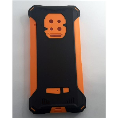 Carcasa trasera o tapa trasera negra naranja para Doogee S86 S86 Pro