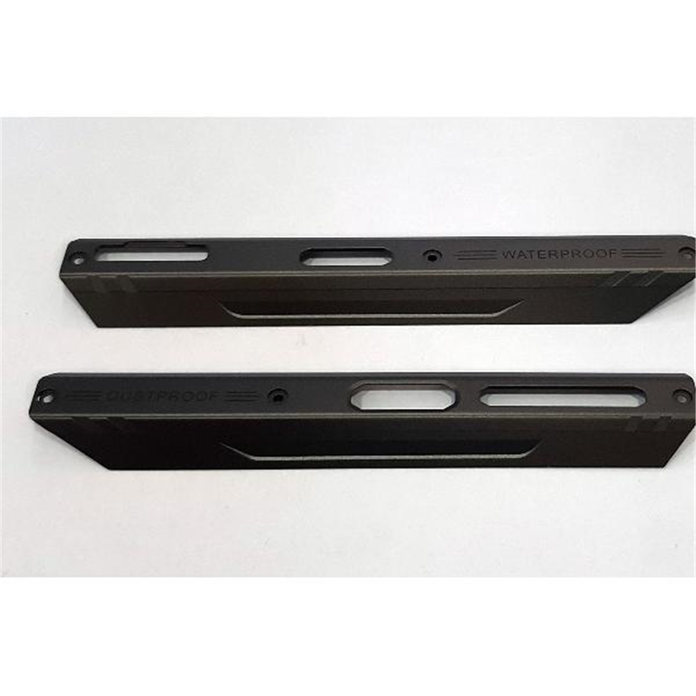Set 2 embellecedores laterales gris para Doogee S89 calidad premium