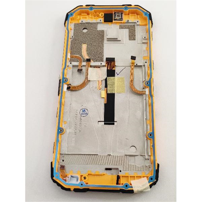 Pantalla lcd para Doogee S96 GT mas tactil negro mas marco naranja calidad premium