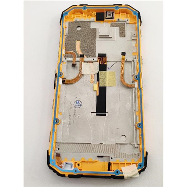 Pantalla lcd para Doogee S96 GT mas tactil negro mas marco naranja calidad premium