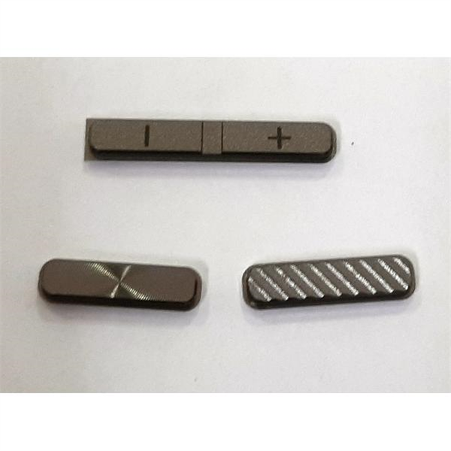 Set 3 botones negros para Doogee S96 Pro calidad premium