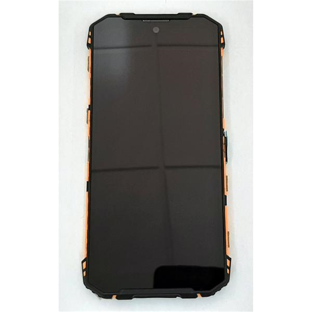 Pantalla lcd para Doogee S96 Pro mas tactil negro mas marco naranja calidad premium
