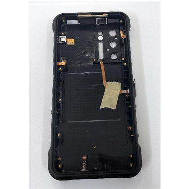 Tapa trasera o tapa bateria negra para Doogee S97 Pro mas boton naranja