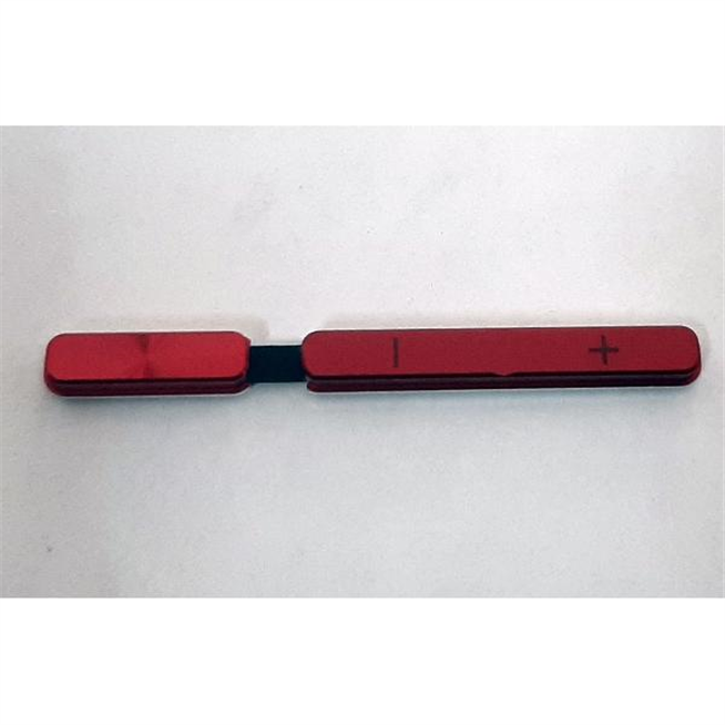 Boton power mas volumen rojo para Doogee S98 calidad premium