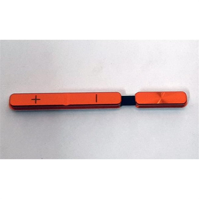 Boton power mas volumen naranja para Doogee S98 calidad premium