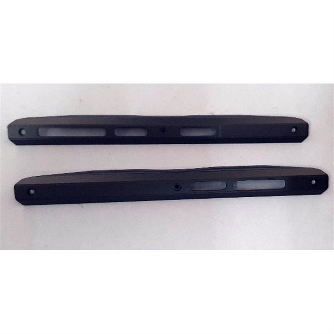 Set 2 embellecedores laterales negros para Doogee S98 calidad premium