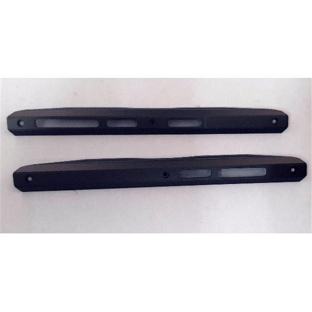 Set 2 embellecedores laterales negros para Doogee S98 calidad premium