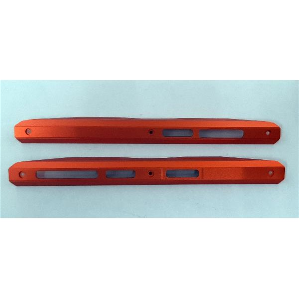 Set 2 embellecedores laterales naranjas para Doogee S98 calidad premium