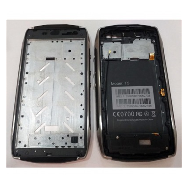 Doogee T5S T5S Lite carcasa central o marco negro