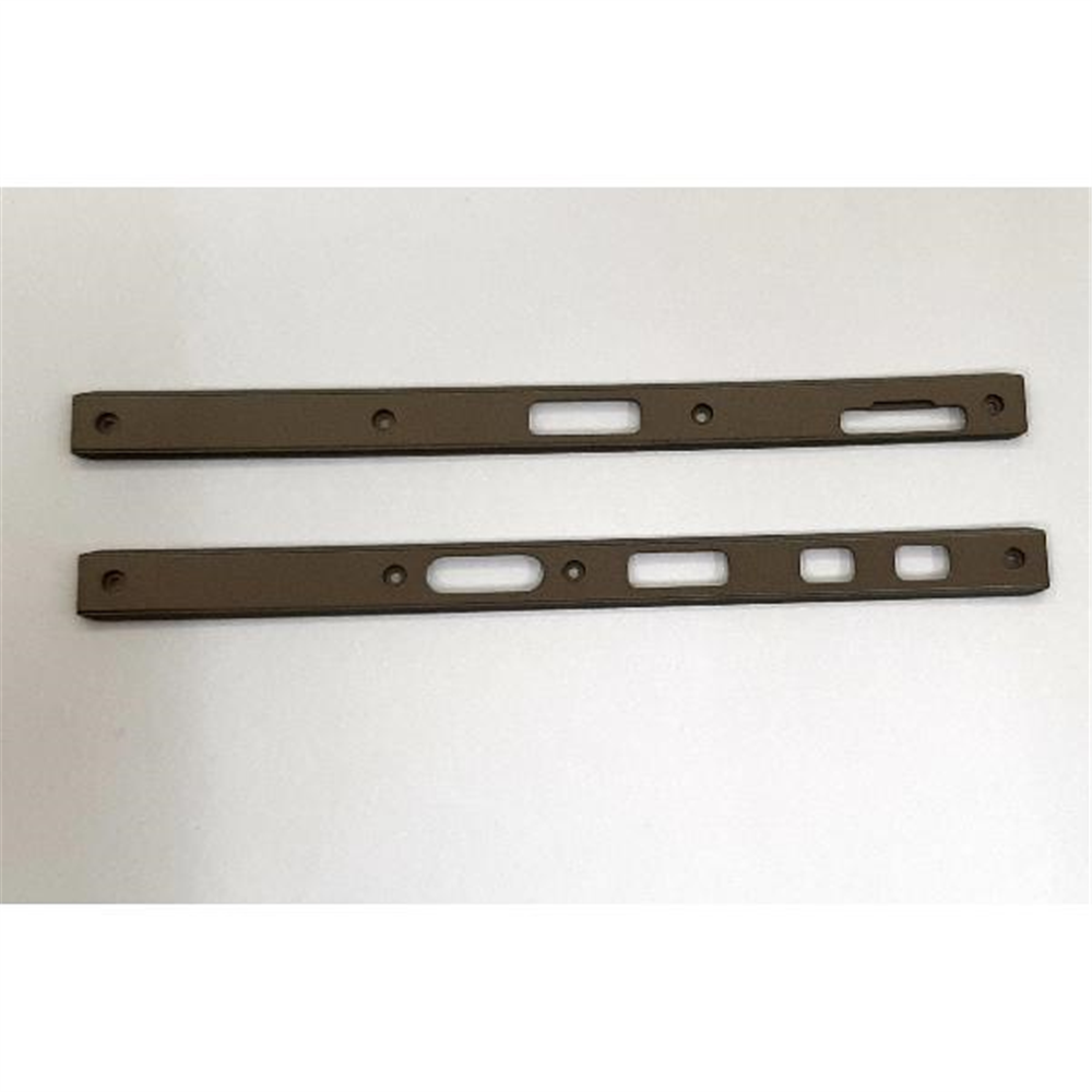 Set 2 embellecedores laterales gris para Doogee V10 5G calidad premium