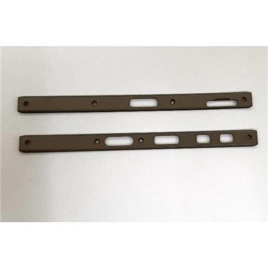 Set 2 embellecedores laterales gris para Doogee V10 5G calidad premium