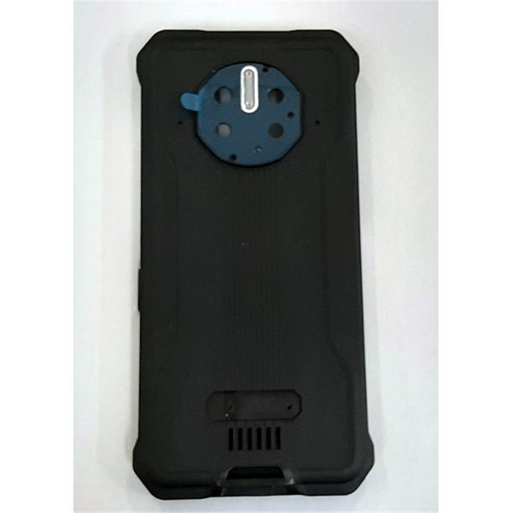 Tapa trasera o tapa bateria negra para Doogee V10 5G mas boton rojo